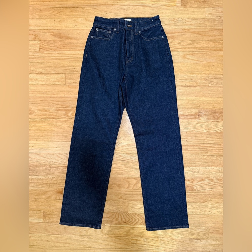 Madewell the curvy '90s straight jeans in norman wash
